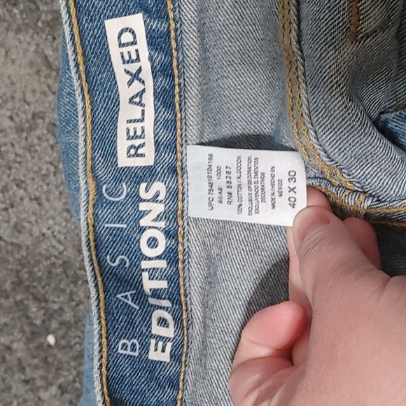 Vintage NWT Classic Blue Jeans Mens 40x30 Relaxed Fit Classic Style Utility - Picture 6 of 6